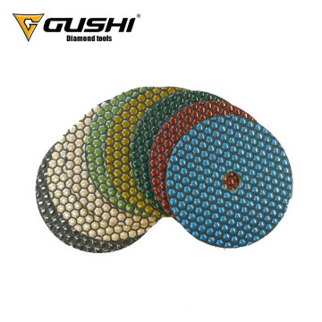 China Manufacturer low cost Dry granite marble Polishing Pads for Angle Grinder